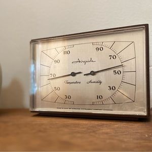 MCM Vintage Airguide Thermometer/Barometer